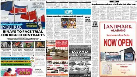 Philippine Daily Inquirer – August 04, 2017