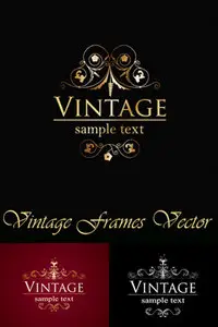 Vintage Frames Vector