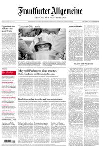 Frankfurter Allgemeine Zeitung F.A.Z. mit Rhein-Main Zeitung - 22. Mai 2019