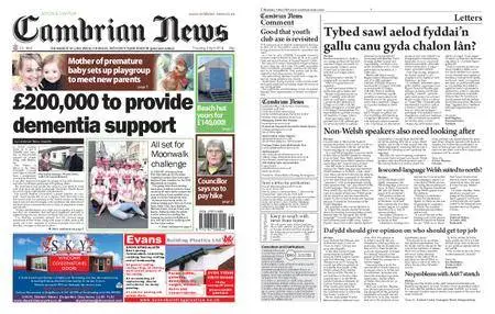 Cambrian News Arfon & Dwyfor – 04 May 2018