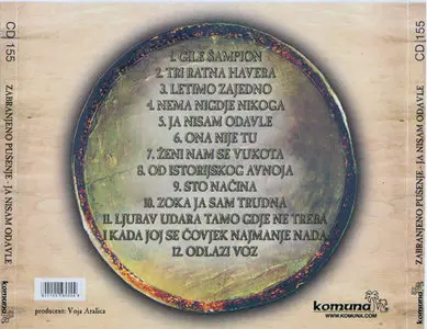 Zabranjeno Pusenje - Ja Nisam Odavle [Komuna CD 155] {Yugoslavia 1997}