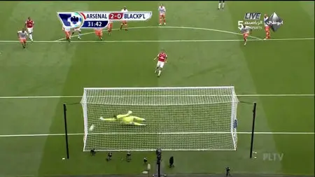 Arsenal-Blackpool 6:0. Goal Arshavin (HD)
