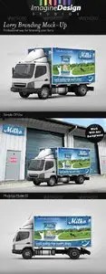 GraphicRiver Lorry Branding Mock-Up