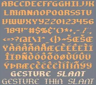 Enigma Fonts (part 1)