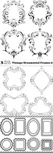 Vectors - Vintage Ornamental Frames 6