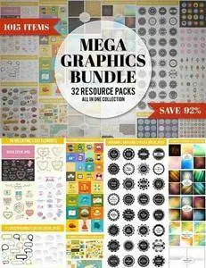 CreativeMarket - Mega Graphics Bundle