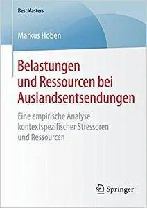 Belastungen und Ressourcen bei Auslandsentsendungen (Repost)