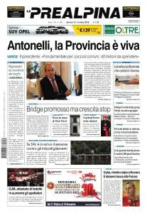 La Prealpina - 31 Ottobre 2019