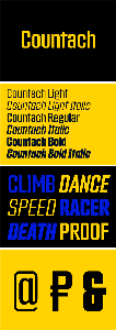 Countach Font Family