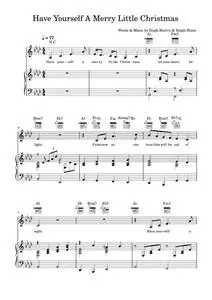 Have yourself a merry little christmas - Frank Sinatra (Piano-Vocal-Guitar (Piano Accompaniment))