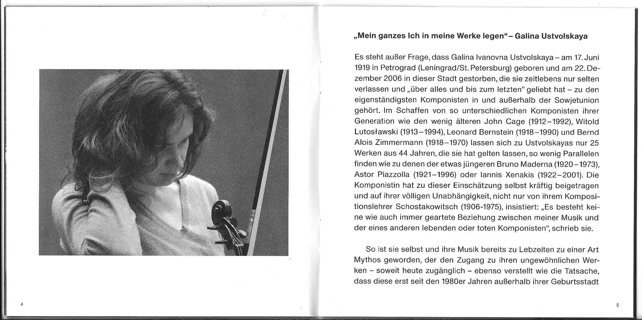 Galina Ustvolskaya - Kopatchinskaja, Hinterhauser, Bieri (2014) {ECM New Series 2329}