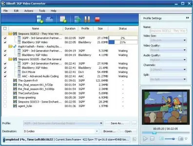 Xilisoft 3GP Video Converter 5.1.26.1225 Multilanguage Portable 