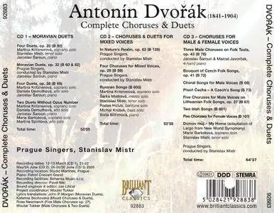 Stanislav Mistr & Prague Singers - Dvorák: Complete Choruses & Duets (2006)