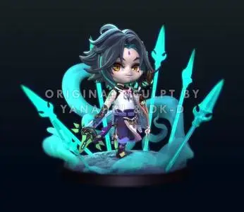 Genshin Impact Chibi Xiao Fan Art