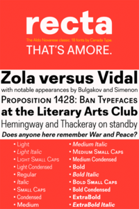 Recta Font Family