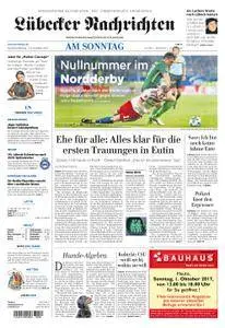 Lübecker Nachrichten Ostholstein Süd - 01. Oktober 2017