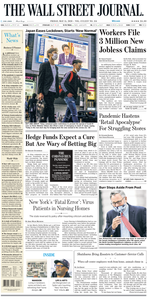 The Wall Street Journal – 15 May 2020