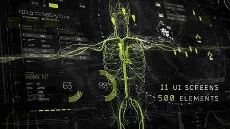 HUD Rise UI [500+] - Project for After Effects (VideoHive)