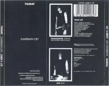 Tiamat - Sumerian Cry (1990) [1997, Metalcore CORE 9 CD]