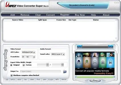 Apex Video Converter Super 6.13