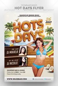 GraphicRiver Hot Days Flyer Template