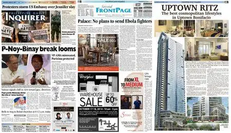 Philippine Daily Inquirer – October 15, 2014