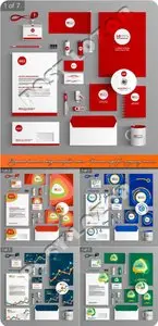 Corporate business design template vector - Business style for company vector 9