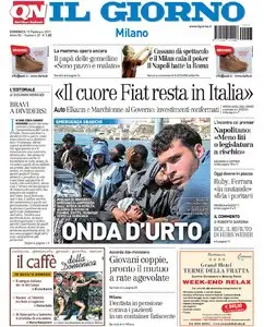 IL GIORNO 13 14 FEBBRAIO 2011