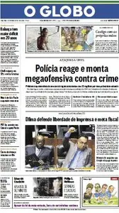 Jornal O Globo - 4 de fevereiro de 2014 - Terça