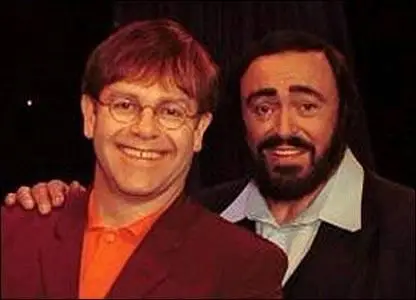 Elton John & Luciano Pavarotti- Live Like Horses- Single