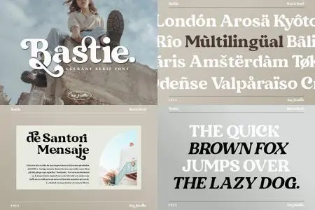 Bastie - Elegant Serif Font