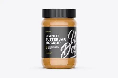 Peanut Butter Jar Mockup