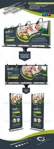 GraphicRiver Green Life Business Billboard Roll-Up