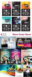 Vectors - Disco Party Flyers