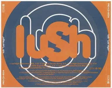 Lush - Last Night (Promo CD Single PRO-CD-8034) (1996)