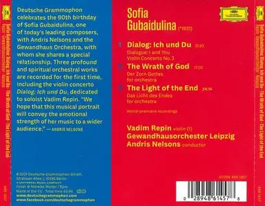 Andris Nelsons, Gewandhausorchester - Sofia Gubaidulina: Dialog 'Ich und Du'; The Wrath of God; The Light of the End (2021)