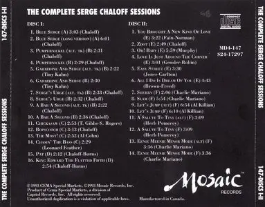 Serge Chaloff - The Complete Serge Chaloff Sessions 1946-56 [4CD BoxSet] {1993 Mosaic Remaster} [re-up]