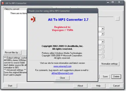 All to MP3 Converter 2.7