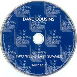 Dave Cousins - Two Weeks Last Summer (1972) [Reissue 2004] Re-up