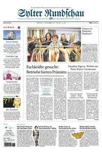 Sylter Rundschau - 10. November 2017