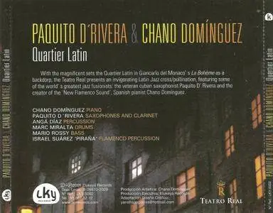 Paquito D'Rivera & Chano Dominguez - Quartier Latin (2009) {Elukeya Records}