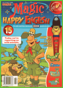 ENGLISH COURSE • Magic Happy English 15 • BOOK with VIDEO (2014)