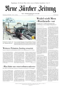 Neue Zurcher Zeitung International - 10 Juli 2025