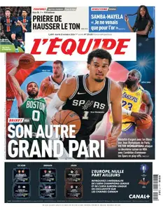 L’equipe du Mardi 22 Octobre 2024