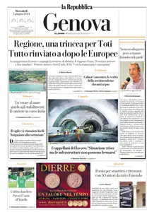 la Repubblica Genova - 5 Giugno 2024