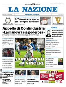 La Nazione Grosseto Livorno - 12 Ottobre 2025