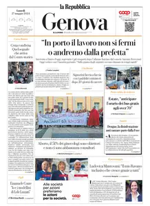 la Repubblica Genova - 27 Maggio 2024