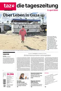 taz die tageszeitung  - 09 April 2025