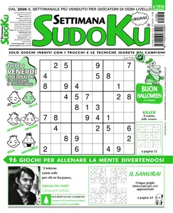 Settimana Sudoku N.1056 - 7 Novembre 2025