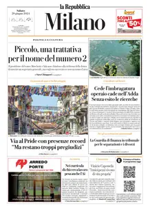 la Repubblica Milano - 29 Giugno 2024